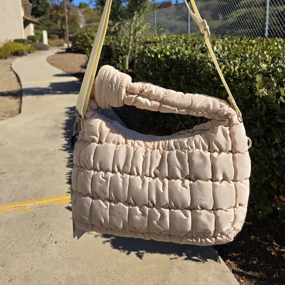 Sol and Selene Radiance Quilted Puffer Nylon Crossbody Bag - Picture 4 of 7